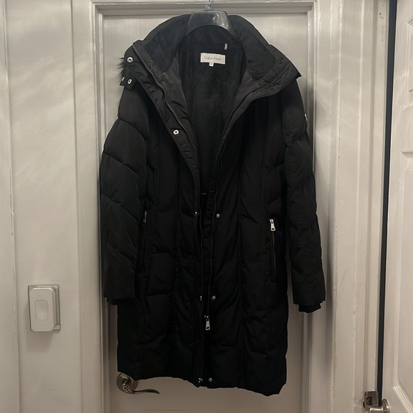 CALVIN KLEIN Women’s Winter Coat (Black) Size XL - Picture 2 of 5
